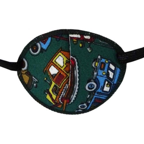 Big Trucks colourful eye patch for children for effective amblyopia treatment