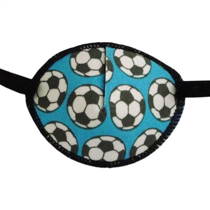 Football Crazy colourful eye patch for children for effective amblyopia treatment