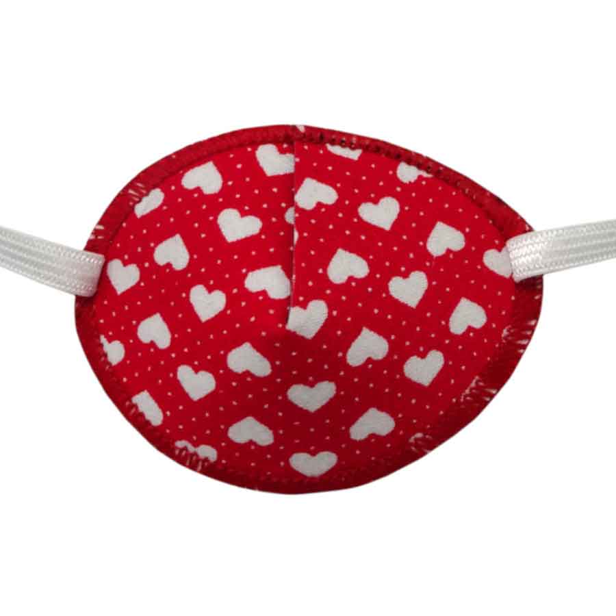 Hearts colourful eye patch for children for effective amblyopia treatment