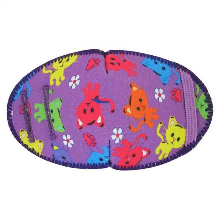 Kitty Cats soft reusable fabric eye patch for children with glasses