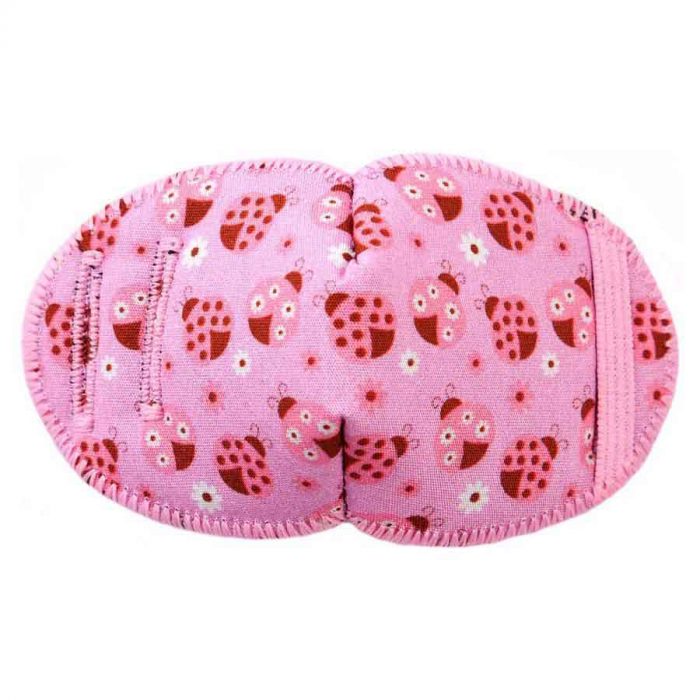 Ladybirds soft reusable fabric eye patch for children with glasses