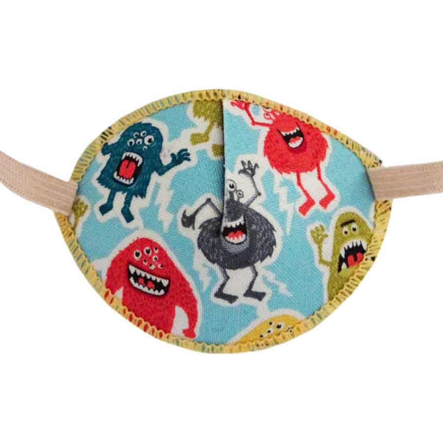 Mighty Monsters colourful eye patch for children for effective amblyopia treatment
