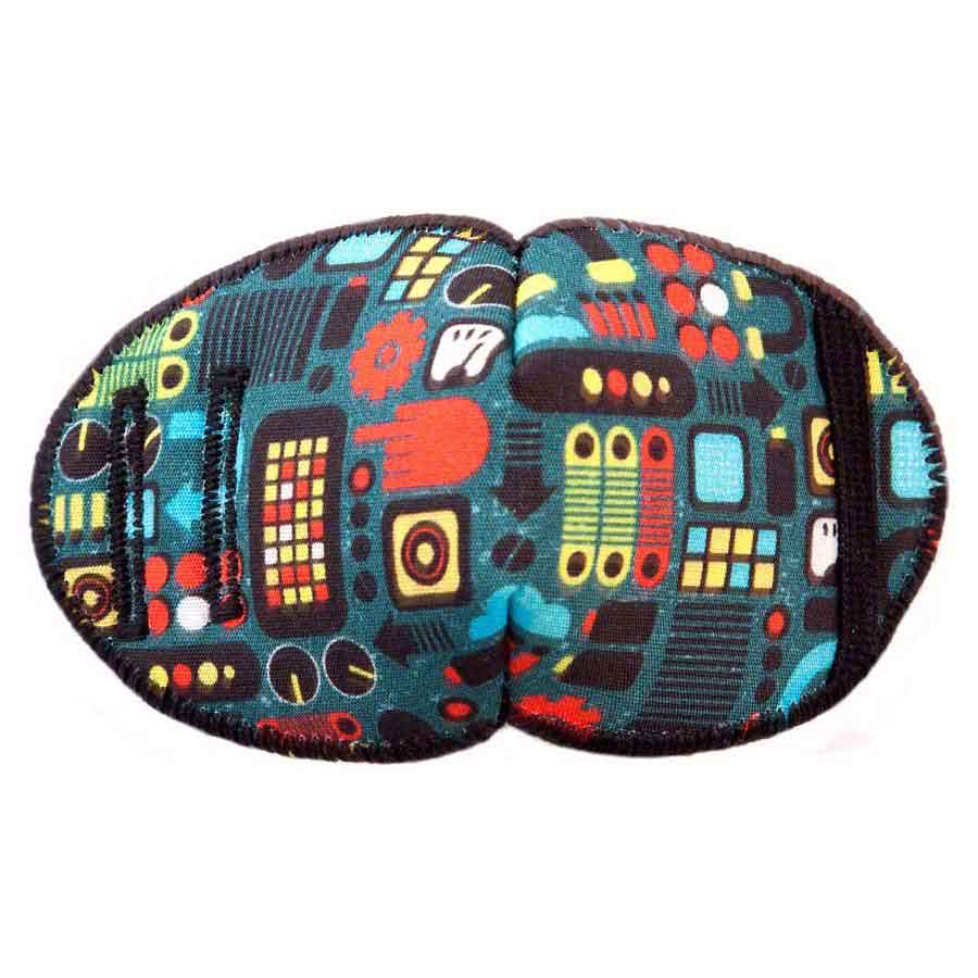 Mission Control soft reusable fabric eye patch for children with glasses