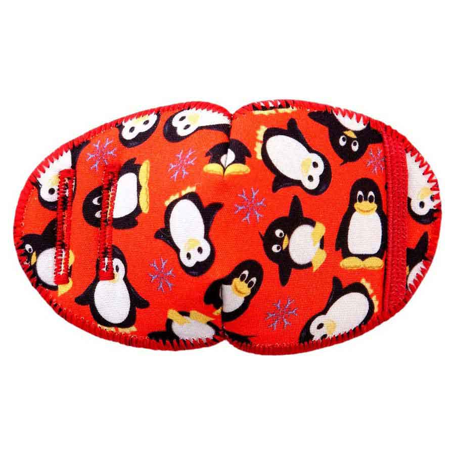 Penguins soft reusable fabric eye patch for children with glasses