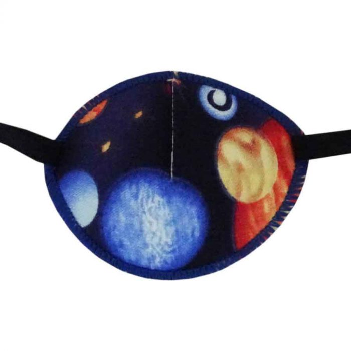 Planets colourful eye patch for children for effective amblyopia treatment