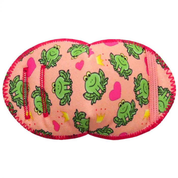 Frog Prince soft reusable fabric eye patch for children with glasses