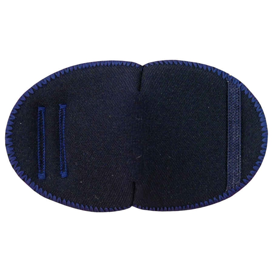 Navy soft reusable fabric eye patch for children with glasses