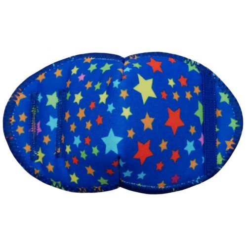 Superstars soft reusable fabric eye patch for children with glasses