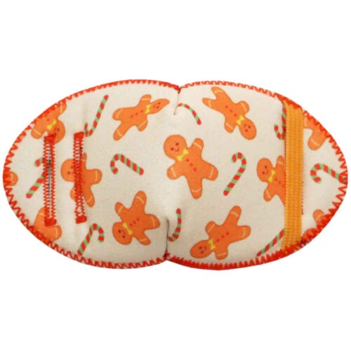 Christmas Gingerbread soft reusable fabric eye patch for children with glasses