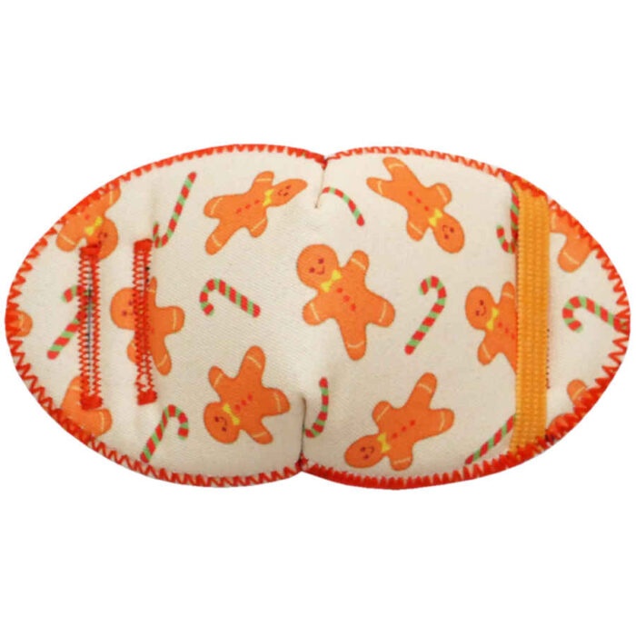 Christmas Gingerbread soft reusable fabric eye patch for children with glasses